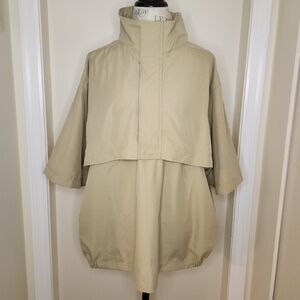 Khaki windbreaker